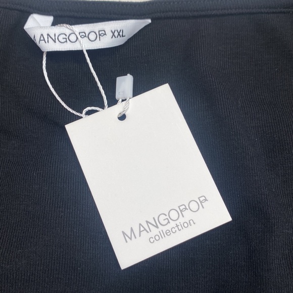 (A9) MANGOPOP Womens Square Neck Sleeveless Tank Top Bodysuit Suit, Sz XXL, NWT - Picture 5 of 9